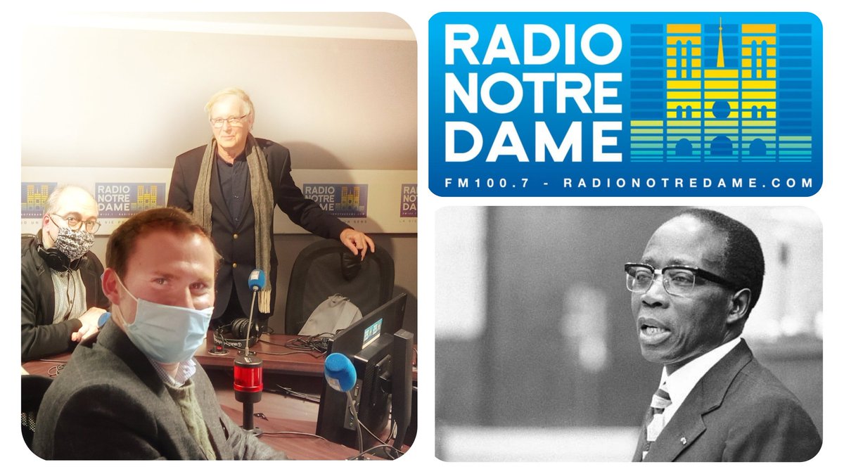 Benjamin_Boutin's tweet photo. @radionotredame 🎙️Sur les ondes de #RadioNotreDame avec J.P. Langellier et Laurent Lemire pour évoquer la mémoire et l'héritage de Léopold Sédar Senghor, père de la #Francophonie. 
⏩Écoutez l'émission : https://t.co/7IeSmietmx
💬Découvrez aussi l'article d'@yvesthreard : https://t.co/KG9pZp8gyH https://t.co/1A9VqF0YXu
