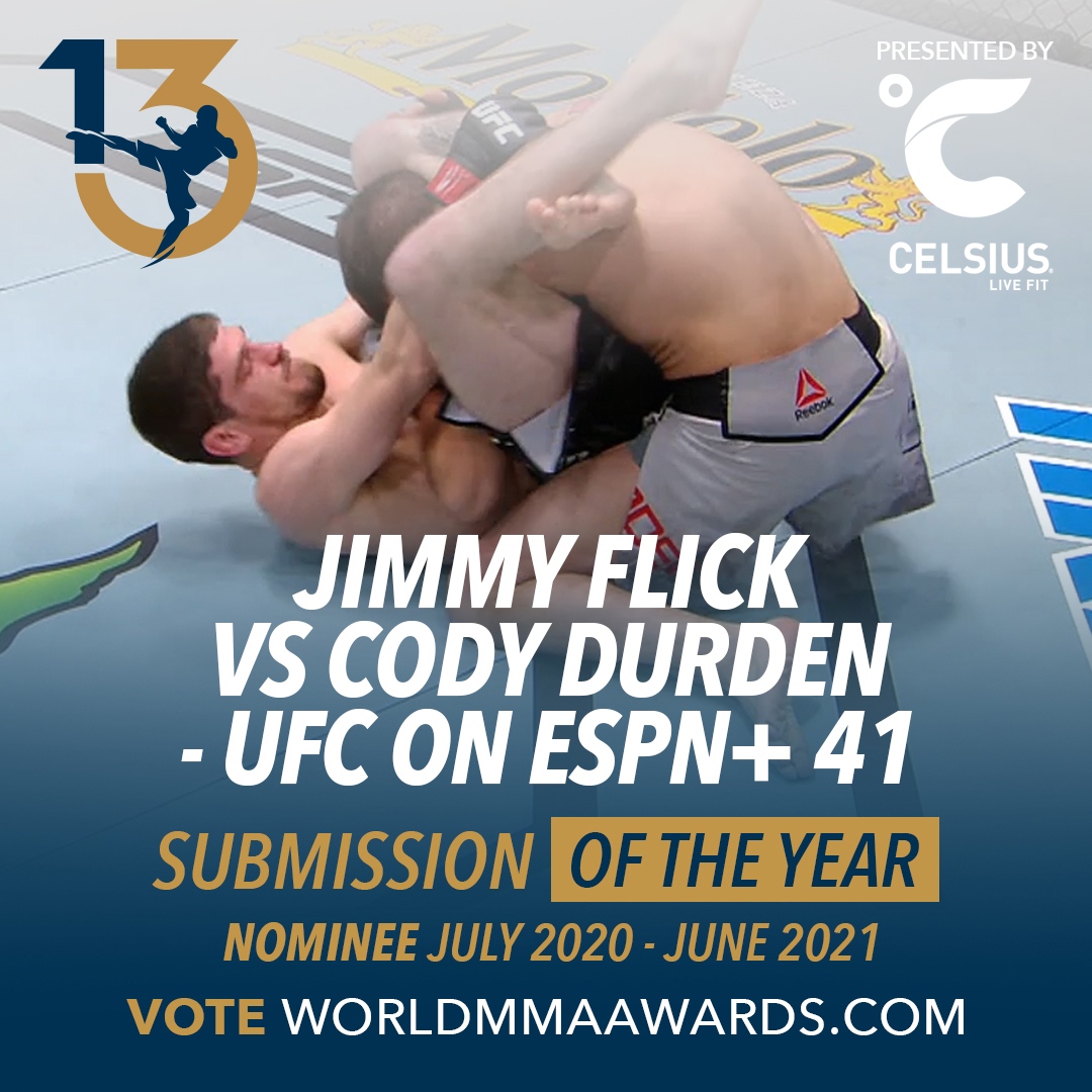 FightersOnly's tweet photo. Should @jimmyflick take home the Submission of the Year award this year? @celsiusofficial
#FightersOnly #WorldMMAAwards #WMMAA #nominee #submissionoftheyear #jimmyflick https://t.co/tGS8gDl16N