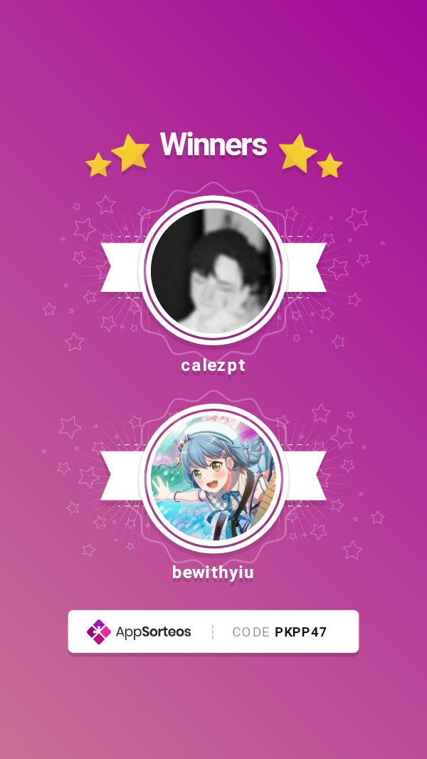 peekabunny_'s tweet image. congrats! 🥳

@calezpt 
@bewithyiu 

drop id kalian, ku tunggu.