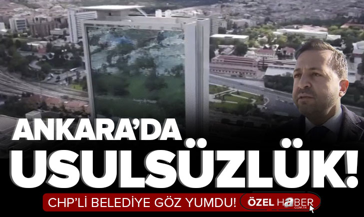 CHP'li belediye usulsüzlüğe göz yumdu! ahaber.im/2y93b5_smt