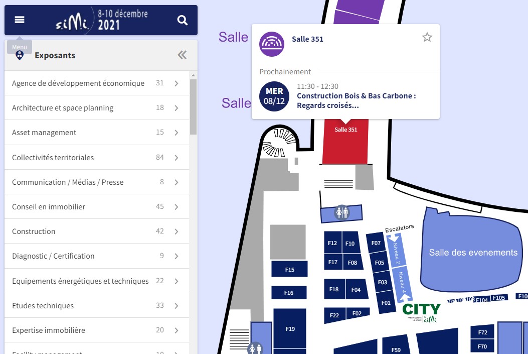 planinteractif's tweet photo. Le @salonsimi et le @citybysimi ont ouvert leurs portes aujourd'hui.

👉https://t.co/YtiCXQxDT5
👉https://t.co/nkijTIakAL

👍Partager la localisation d'un stand en copiant son url

#simi #immobilier #salon #planinteractif #citybysimi https://t.co/o8P9ZUzWrY