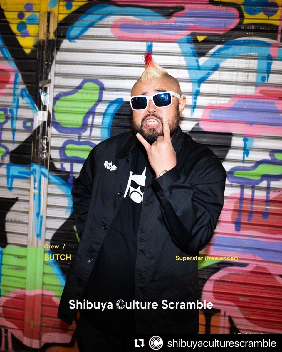 butchbigwave's tweet photo. オシャレして取材受けました。dude
#おれたちの渋谷
#ストリートファッション
#BOB
#BOBSTORE
#BUTCHさん #ブッチさん #ビッグウェーブさん
@oiran_shibuya
@ShibuyaCulture
【BOB STORE】
https://t.co/jxd4AXEJLm https://t.co/CRPCN5iVgf