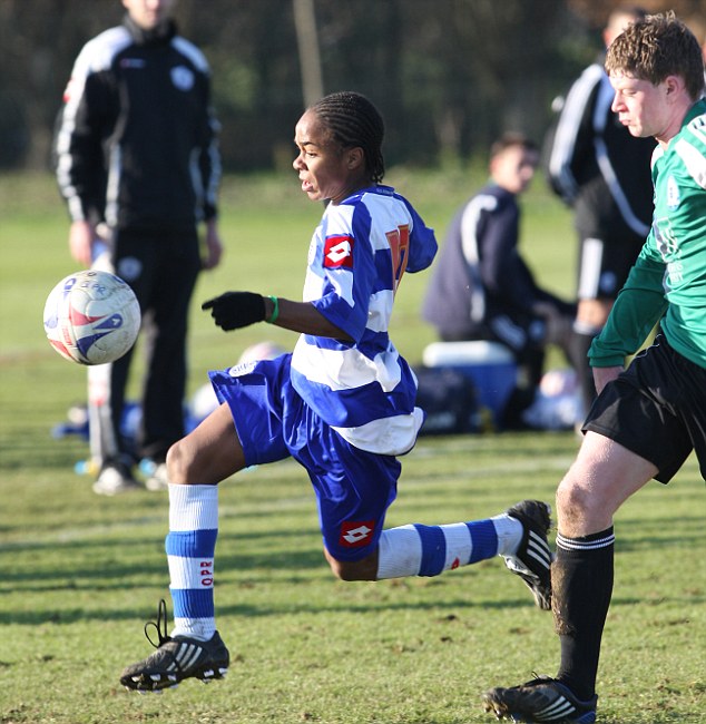 Happy Birthday Raheem Sterling Balling from a young age 