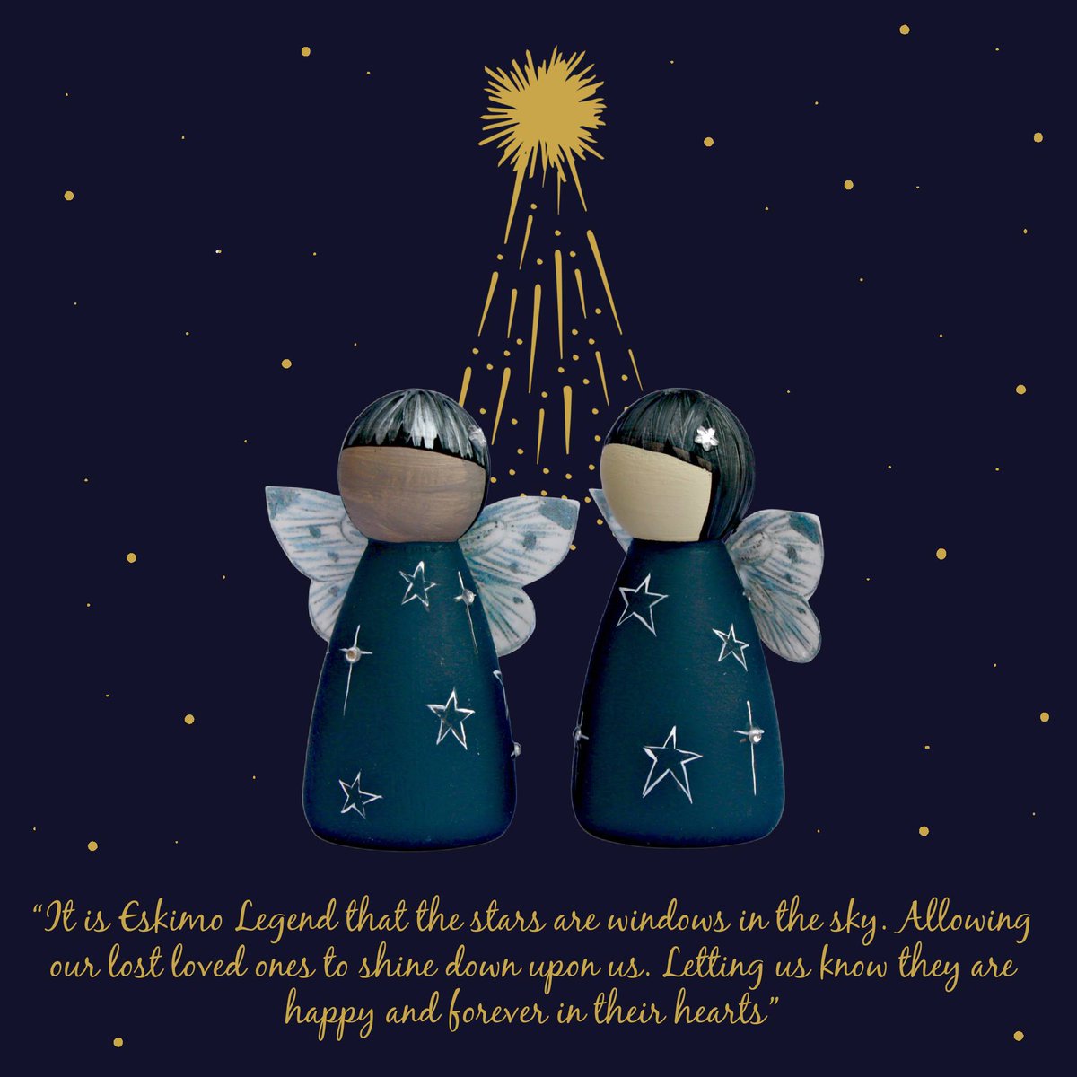 It is Eskimo legend that the stars are windows in the sky, allowing lost loved ones to shine down upon us, letting us know they are happy and forever in their hearts.
#stars #starquote #grief #griefquote #wednesdaythought #love #star #hope #support #family #angel #angels