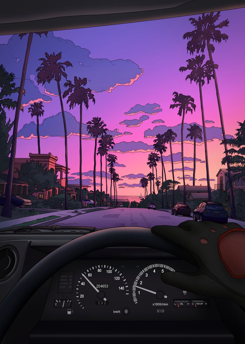 AnarkyDesigns's tweet image. "Drive" AnarkyArt 2021. Prints below!

inprnt.com/gallery/anarky…

#illustration #digitalart #sunsets #80s #retroart