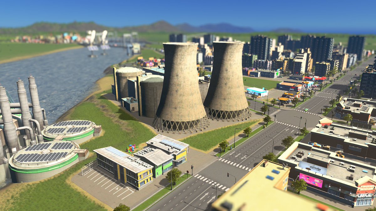 都市開発ゲームあるある 都市のど真ん中に原発 が恐ろしい やめろ 定番の配置 など Togetter