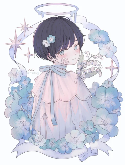 並べた〜🌷🎀💠💧 
