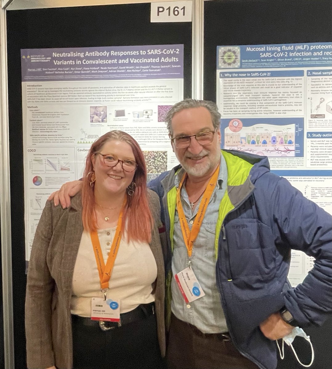 TheCVInstitute's tweet photo. Some of our amazing team were at the #BSI2021 in Edinburgh last week; presenting their research on how we can utilise gamma delta T-cells and our own immune response to combat cancer and infectious disease.
#CancerResearch #ICVI #Immunotherapy #SARSCoV2 https://t.co/jwRgjEC0p6