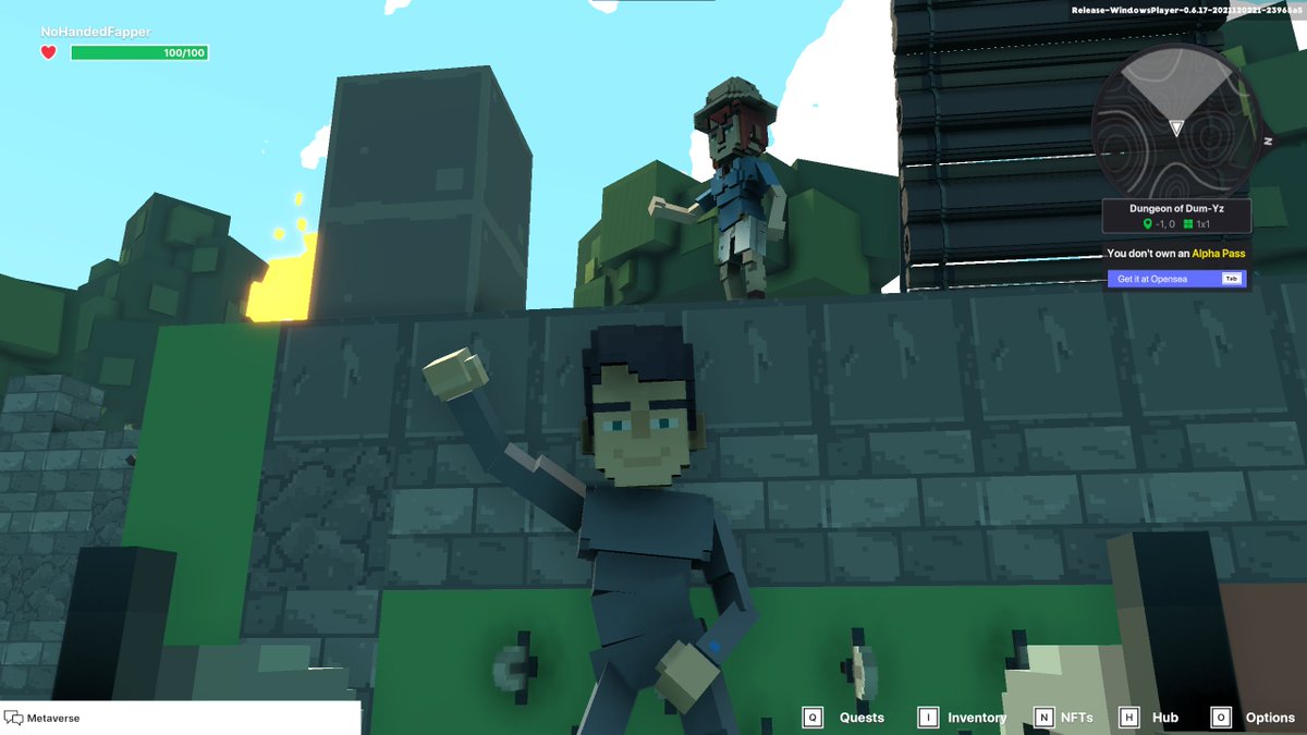 NoHandedFapper's tweet photo. @TheSandboxGame Her name is Mary. https://t.co/KjL6J0nRh4