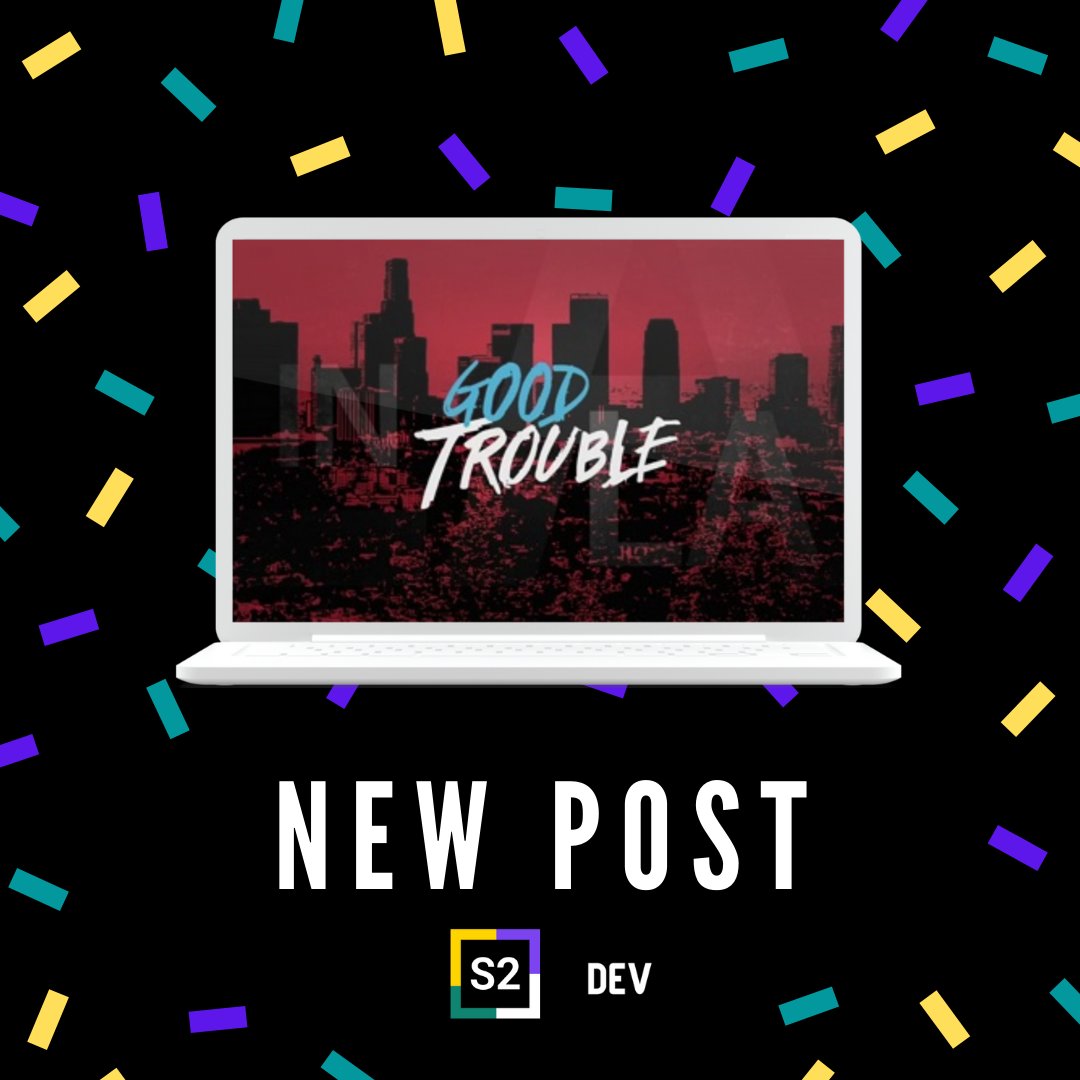 studio_m_song's tweet image. This week we're sharing a different kind of post than usual with you. @AnnikerH wrote a personal review after watching the TV Show @GoodTrouble 🎬 Read the article to find out why. #codeiscolorful dev.to/s2engineers/un…