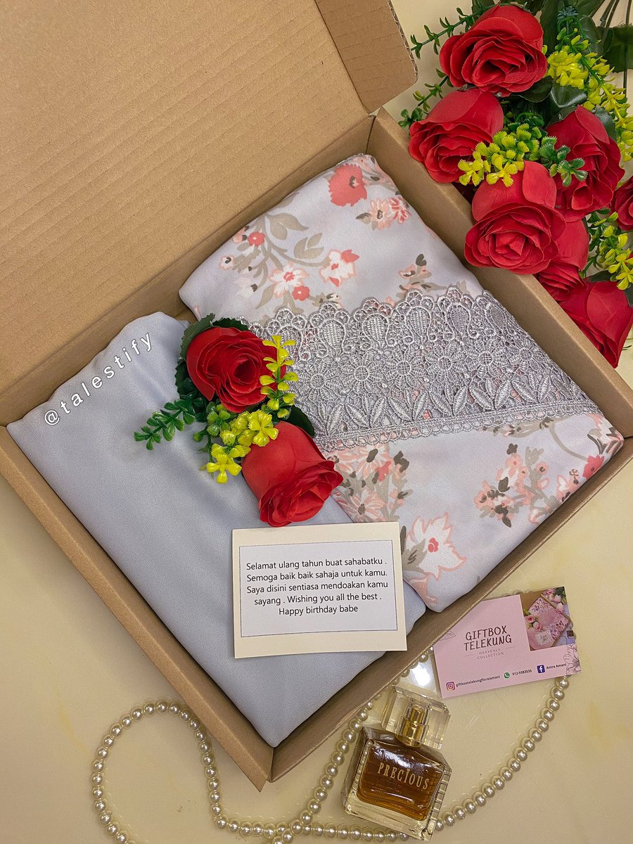 talestify's tweet photo. sukanyaaa both colorsss ni! light grey &amp; pinkkk😍 apa kata birthday bff tahun ni hadiahkan dia telekung baruu🤪 lelagi warna pink tu mmg hot selling tauu😭😭

one giftbox siap bungaa &amp; wish card, rm80 onlyy inc postage!💗🚚

https://t.co/j8ceAGerTy https://t.co/LNiniERc3d