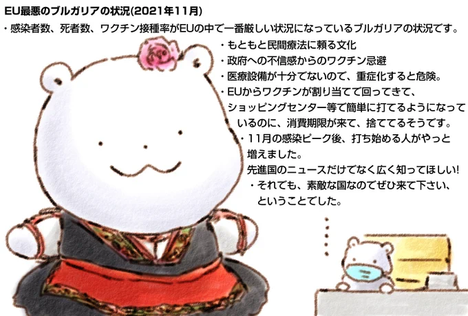 #ふわふわロックダウン きょうは ぶるがりあの おはなしなの ふわふわ
げんちから じょうほうを おしえてくれて ありがとうなの ふわふわ 