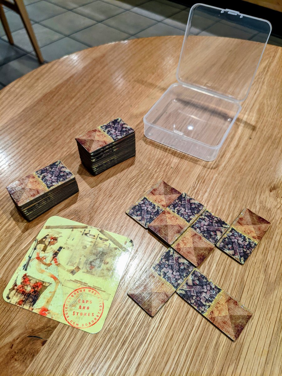 BosonStudios's tweet photo. What happens when you find an ancient Egyptian stone slab with hieroglyphs that describe how to play a game? You make the game, of course! π
Limited run of Caps And Stones will be available soon for purchase!
#capsandstones #bosonstudios #hieroglyphs #ancientegypt https://t.co/lViW3CzSvb