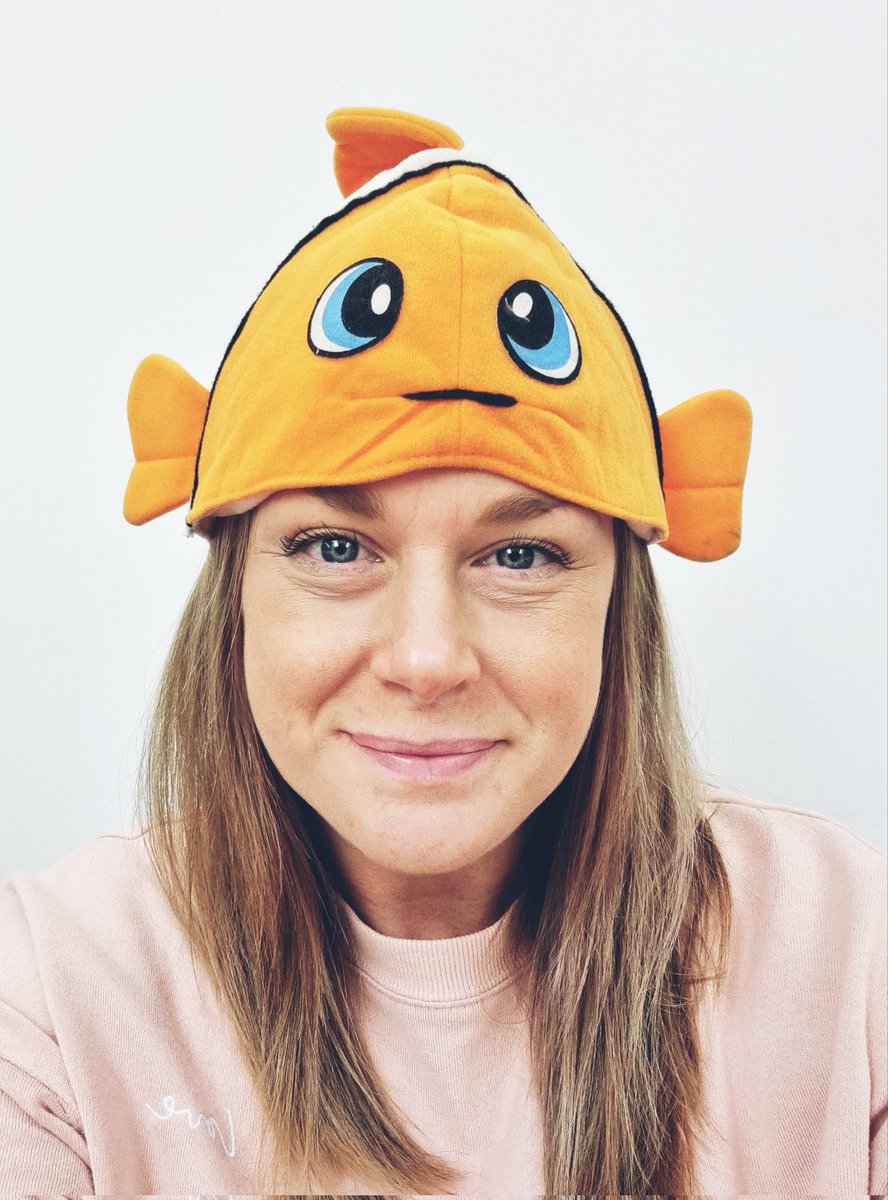 Thinking cap is on and I'm busy planning lessons 🤔. Guess what topic I'm planning for and who thinks I can legitimately wear this hat in class for educational purposes next week?! 🐠😄