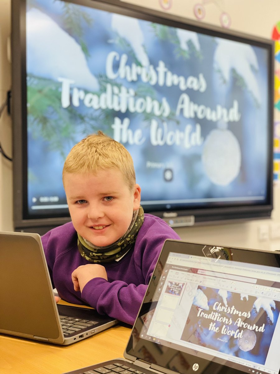 southdaleps's tweet photo. P5/6 are collaborating to create a PowerPoint onlineβ¦ we are all researching the Christmas traditions in different countries and creating slides! We are looking forward to sharing what we have found πππ
π½π #SDDigiLearn @wldigilearn https://t.co/It7cWri89j