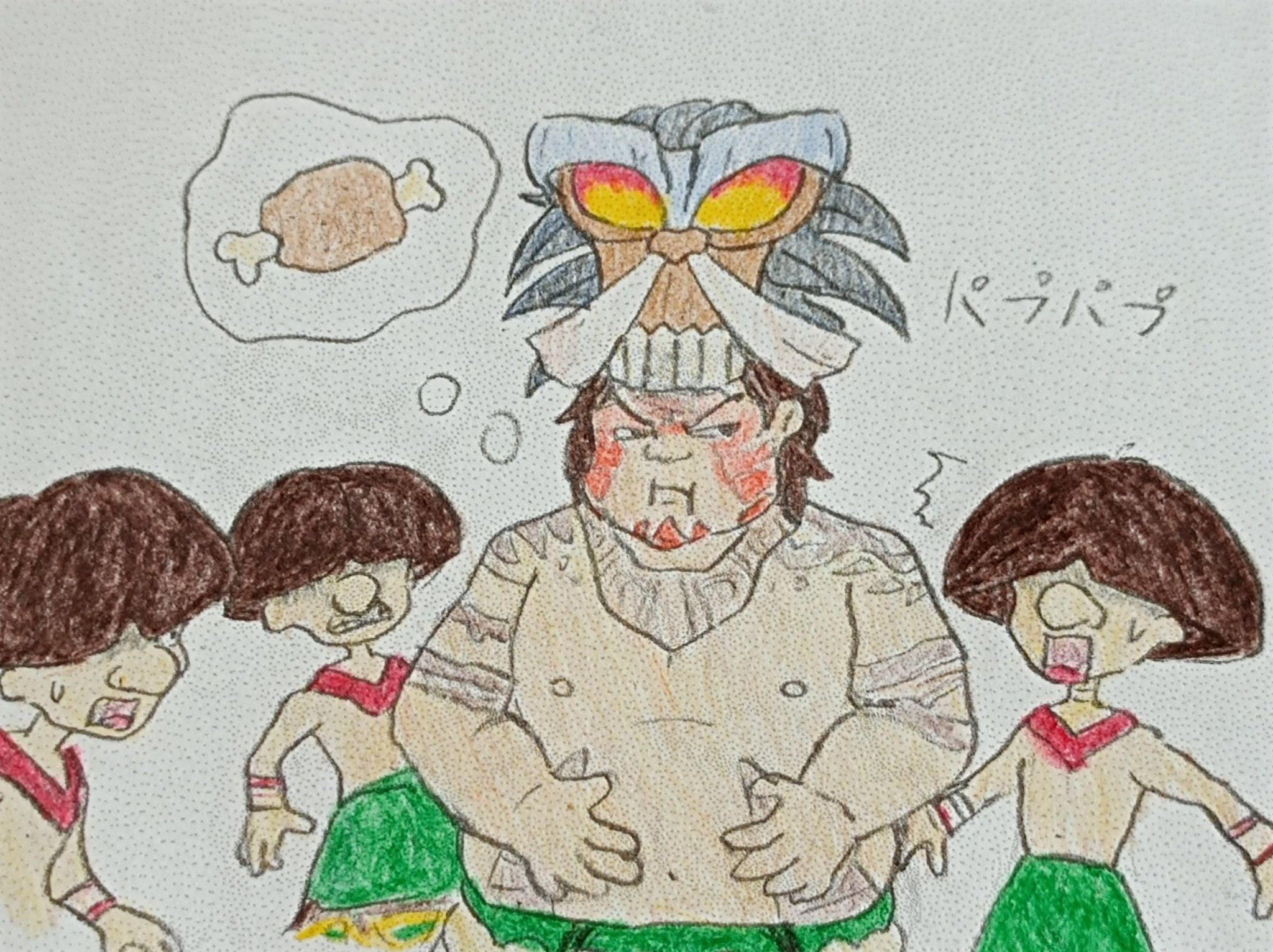 تويتر のこまる على تويتر 初代クラッシュ バンディクーから登場している パプパプ を描いてみました 周りにいるのは 原住民 です クラッシュバンディクー イラスト T Co Pz7oiwqxgl