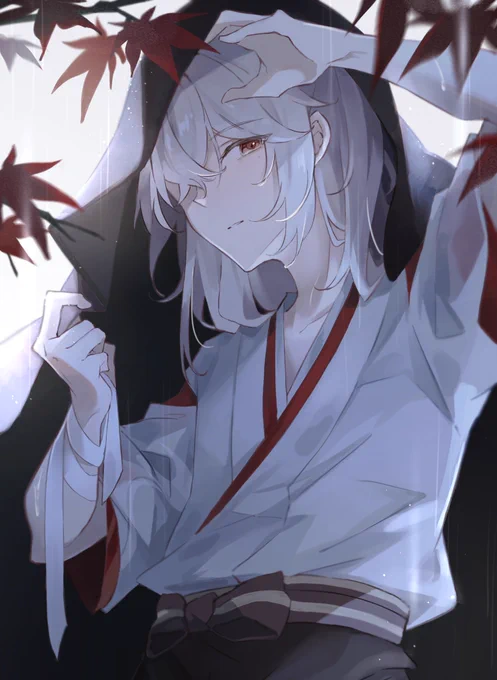 「   雨   」
#原神 #楓原万葉
#kazuha 