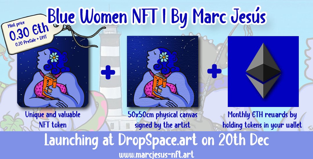 marcjesusnft's tweet photo. Blue Women NFT | by Marc Jesús

 #NFTGiveaway|| 72 hours

🥇- 1 NFT TOKEN (1250 $ value)

To Enter:
🔹Retweet + Follow @marcjesusnft
🔹Join Discord: https://t.co/VfXYkVKNUQ
🔹Tag 3 Friends 

🎉Winner Announced on Discord 🎉

#NFTGiveaways #nftcollectors #NFTshill #NFTs https://t.co/LxSHvgVdPO