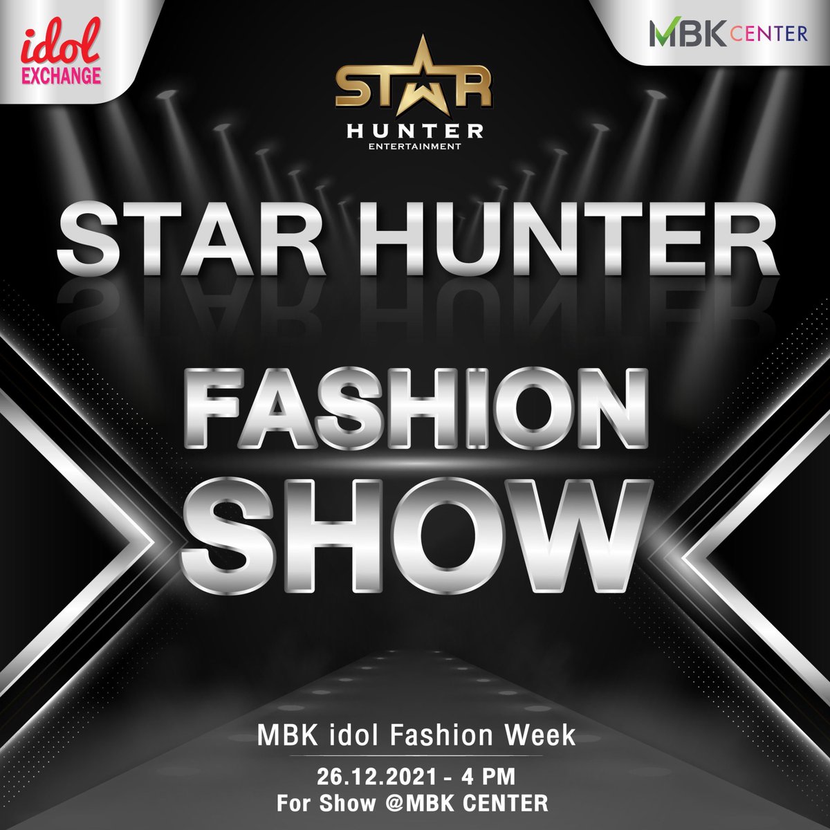 SuperboyLand's tweet photo. เตรียมพบ STAR HUNTER FASHION SHOW  ในงาน MBK idol Fashion Week  ในวัน อาทิตย์ที่ 26 ธ.ค. นี้ 
Star Hunter จับมือ Idol Exchange สร้างปรากฏการณ์แฟชั่นโชว์ IDOL ครั้งแรกของเมืองไทย!!

เริ่มเล่น Hashtag วันที่ 9 ธ.ค. (เวลา 10:00 น. เป็นต้นไป)
#STHforRUNWAY 
#StarHunterEntertainment https://t.co/Q6tTXmHCSQ