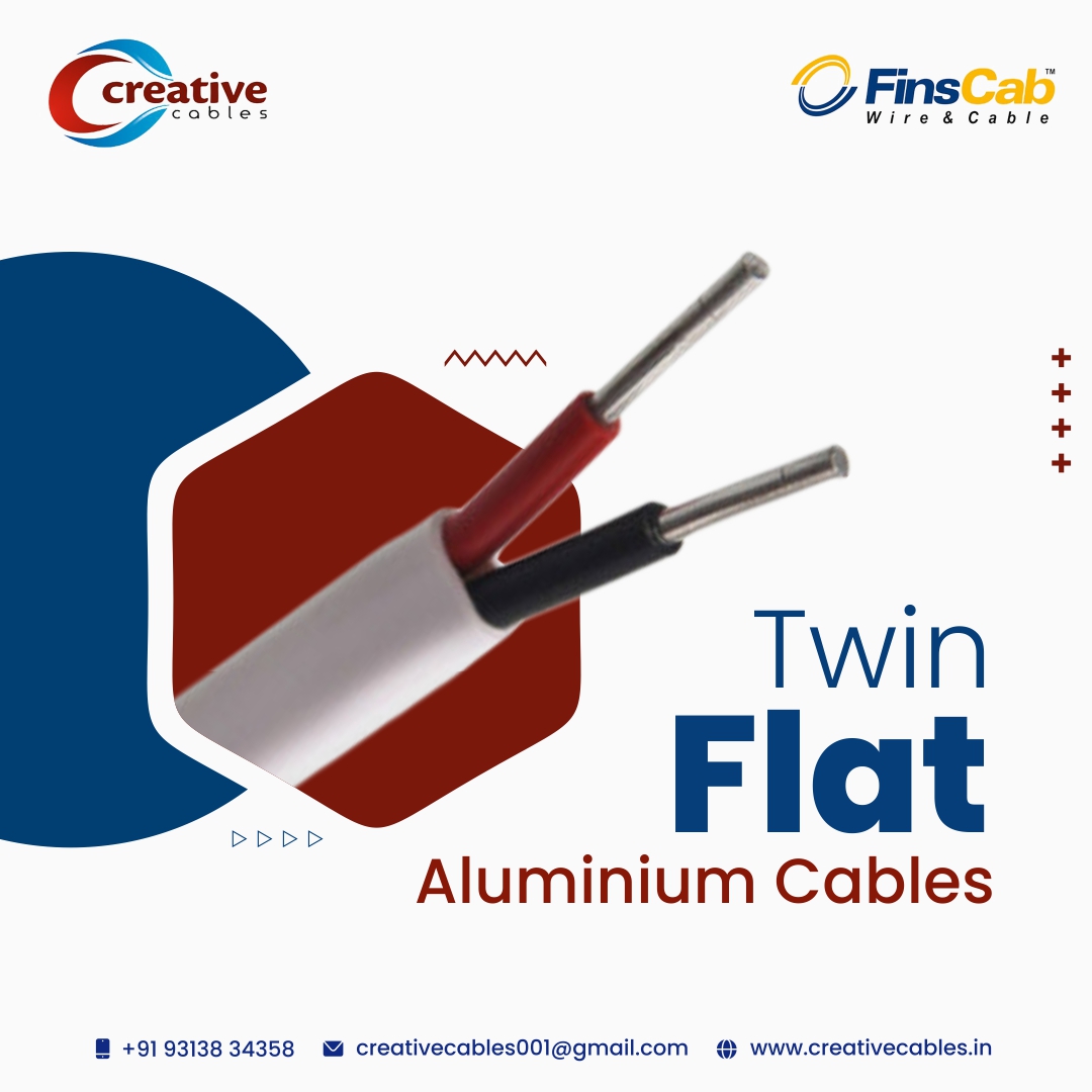 creativecables1's tweet photo. Twin Flat Aluminium Cables at Creative Cable  are highly flexible with better reliability, energy efficiency and a profound level of safety

Mo - (+91)9313834358
Web - https://t.co/RnnlcJvp7J
Email - creativecables001@gmail.com

#creativecables #twinflatecable #cables #wiring https://t.co/GNd913cOtE