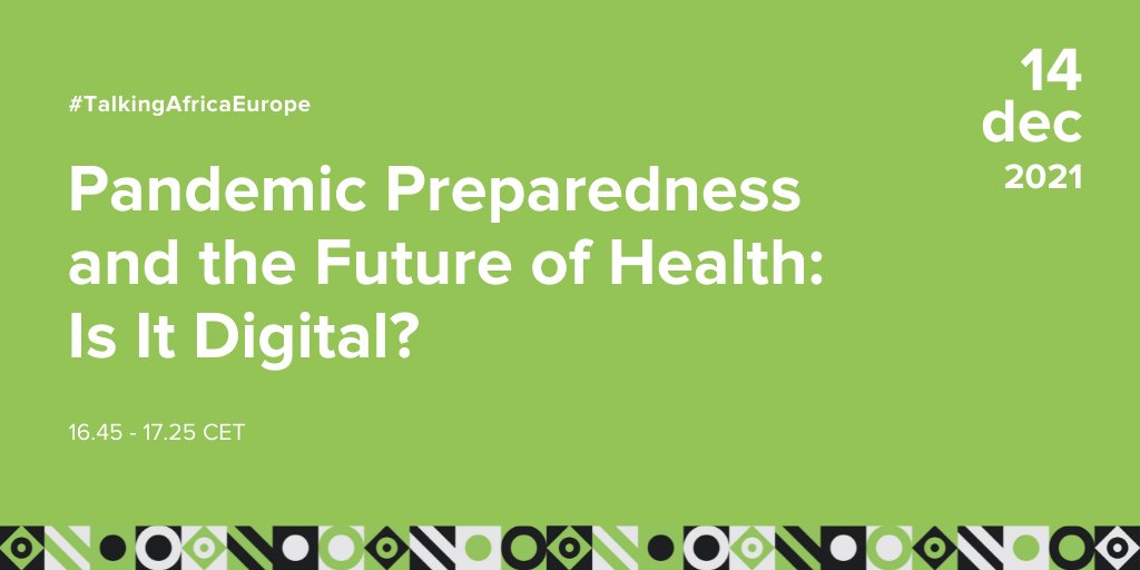 🗓️ TUESDAY 🗓️  | Don't miss out on the next edition of #TalkingAfricaEurope. We'll be joining #EV2021, the flagship event for #AfricanTech, to discuss the intersection between digital and health. Find out more below! 
↪️ frnds.eu/EV2021