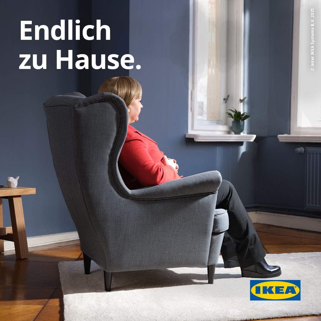 HeinrichHeindl's tweet image. #IKEA hat’s schon drauf! 😂 Sehr #smarte #werbung! #Merkel