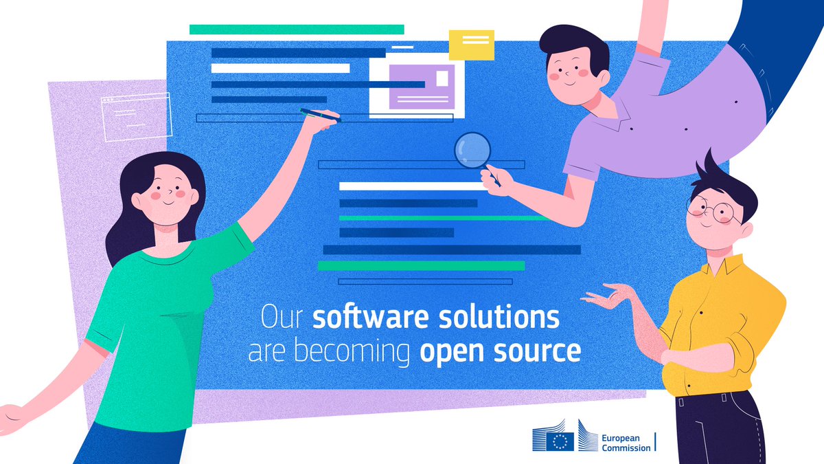 DIGIT 🇪🇺 (@eu_digit) on Twitter photo We are pleased to announce the latest achievement, <a href="/EU_Commission/">European Commission</a>’s Open Source Strategy. From now on, it will be easier to publish our code as #OpenSource. We can now share bug fixes with upstream projects. Shorter time and less paperwork!#ThinkOpen👉europa.eu/!md7qdG We are pleased to announce the latest achievement, <a href="/EU_Commission/">European Commission</a>’s Open Source Strategy. From now on, it will be easier to publish our code as #OpenSource. We can now share bug fixes with upstream projects. Shorter time and less paperwork!#ThinkOpen👉europa.eu/!md7qdG
