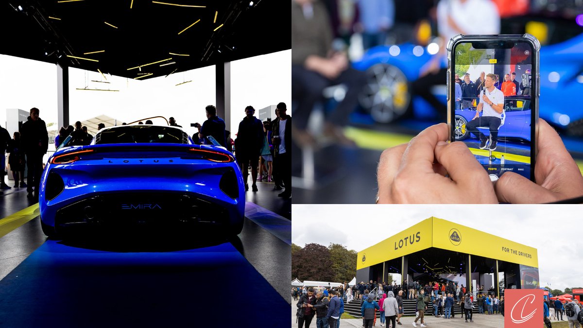 #Lotuscars became the main sponsor of this year’s Goodwood #FOS - we were briefed to design and construct a stand with a commanding public presence, balancing Covid guidelines and safety requirements.