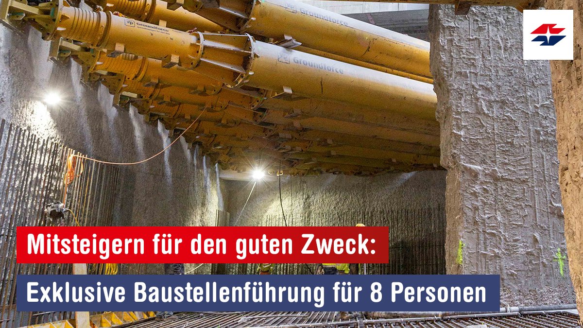 Ihr könnt jetzt für Licht ins Dunkel eine exklusive Baustellenführung am Matzleinsdorferplatz ersteigern! Bis 12.12. könnt ihr noch mitmachen unter bit.ly/3EzESJ9 👷‍♀️