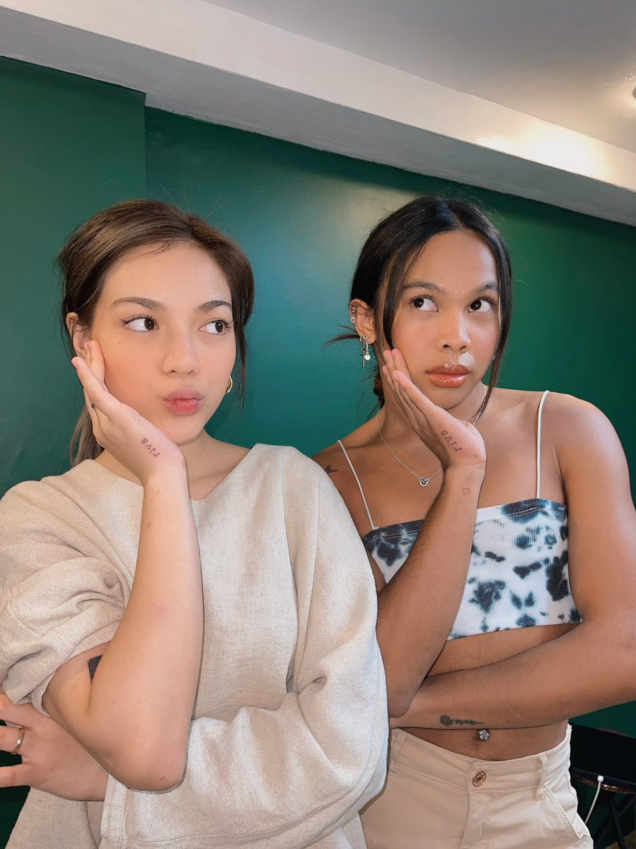 RivaQuenery_'s tweet photo. akala ko joke time pinatattoo pala talaga nila ako 🥺💕✨ ily both so sooo much ♾ #appreciationpost @mikslmnc @AwraBriguelaaa https://t.co/oEYfWp3wYl