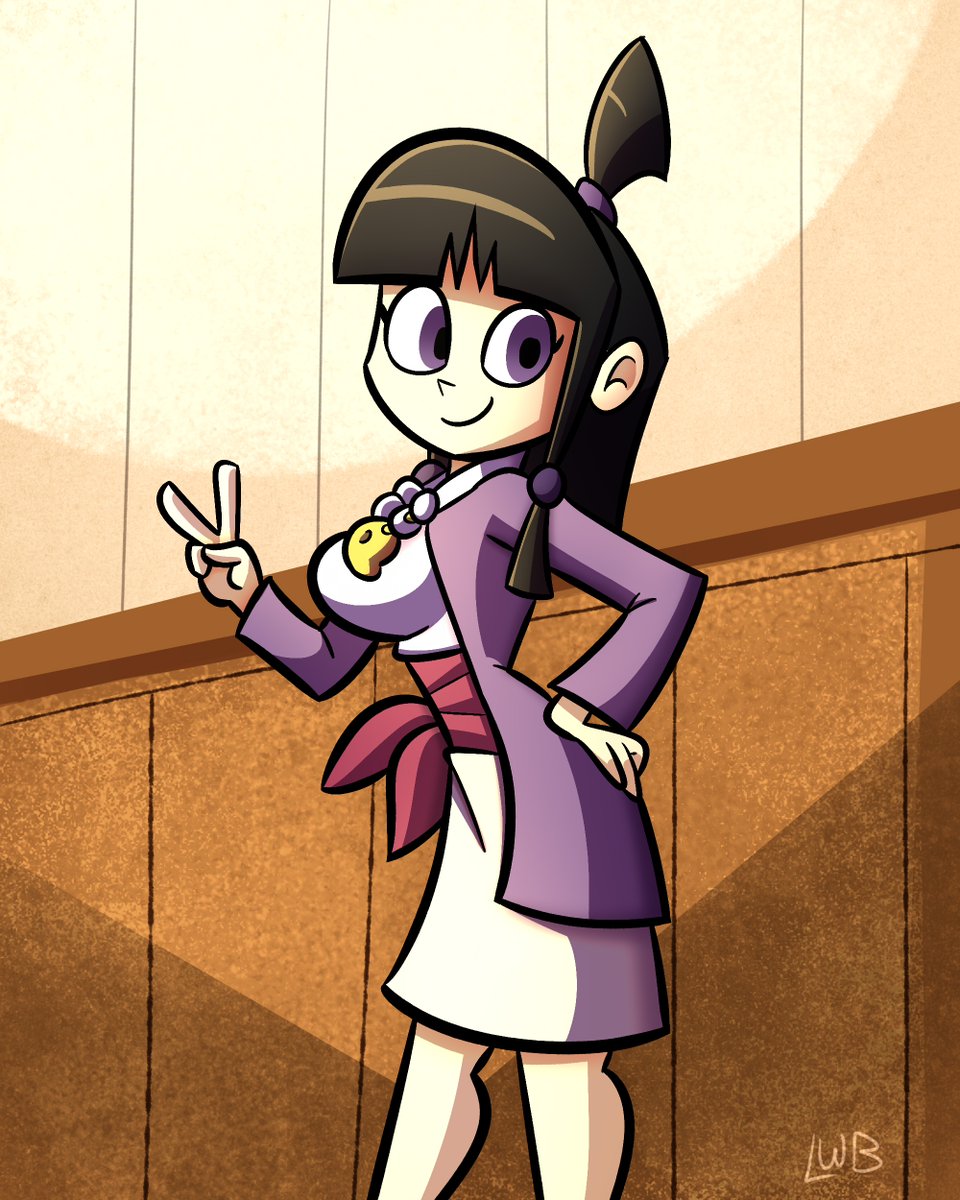 the other Patreon poll winner was Maya Fey from Ace Attorney. I think she was on one of the Jerma 700000 games streams once.