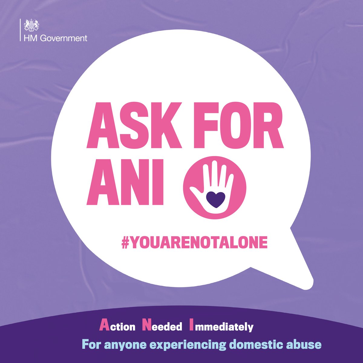 Pharmacies displaying the #AskforANI posters are safe spaces where you can go to ask for help if you are experiencing domestic abuse. 

Just ask for ‘Ani’ and they’ll help you contact the police, or find help and support. 

#16Days