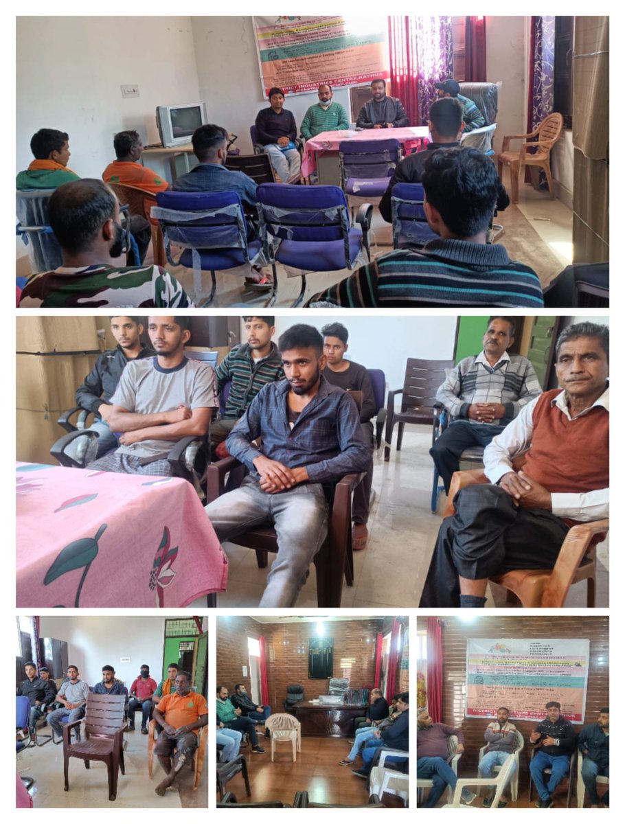 CentreKathua's tweet photo. Awareness camps regarding pmegp scheme were held today in village bann, block marheen and Village kootah, block hiranagar. Awareness camps were conducted jointly by IPO Pankaj Jasrotia, IPO Vivek Singh n BI Suvesh Khajuria.
@districtadmkat1 @diprjk @malhotra_anoo @chibprem https://t.co/acTzwXa11u