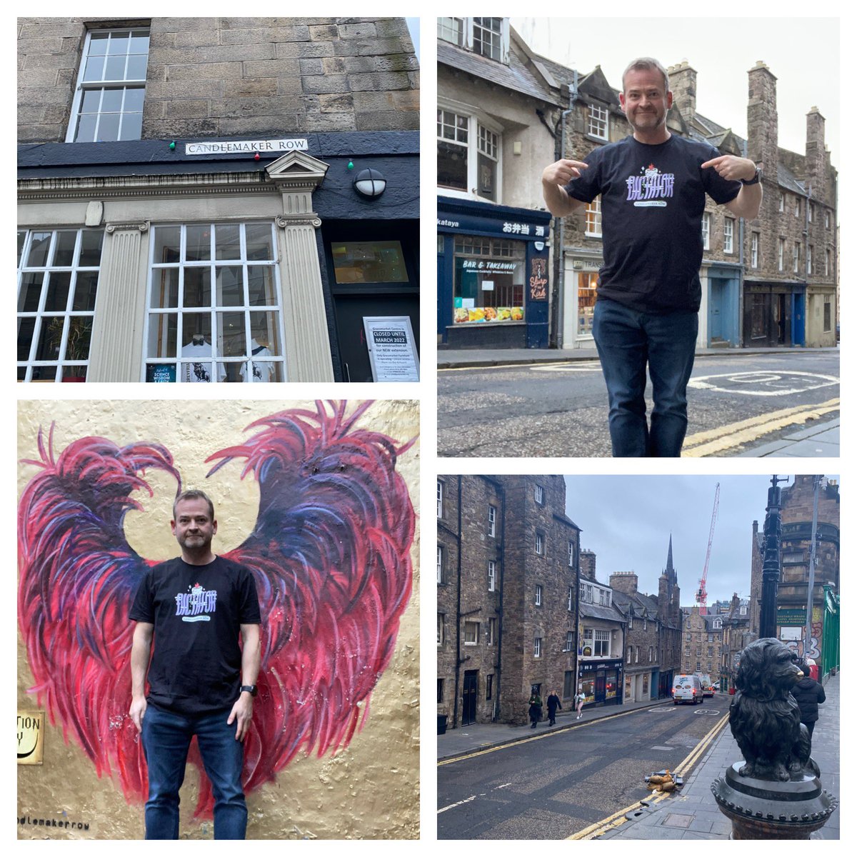 Jim_B_71's tweet photo. Taking my new @Dictator_Band tshirt to see its spiritual home😉🕯#candlemakerrow https://t.co/IymFVuW6vp