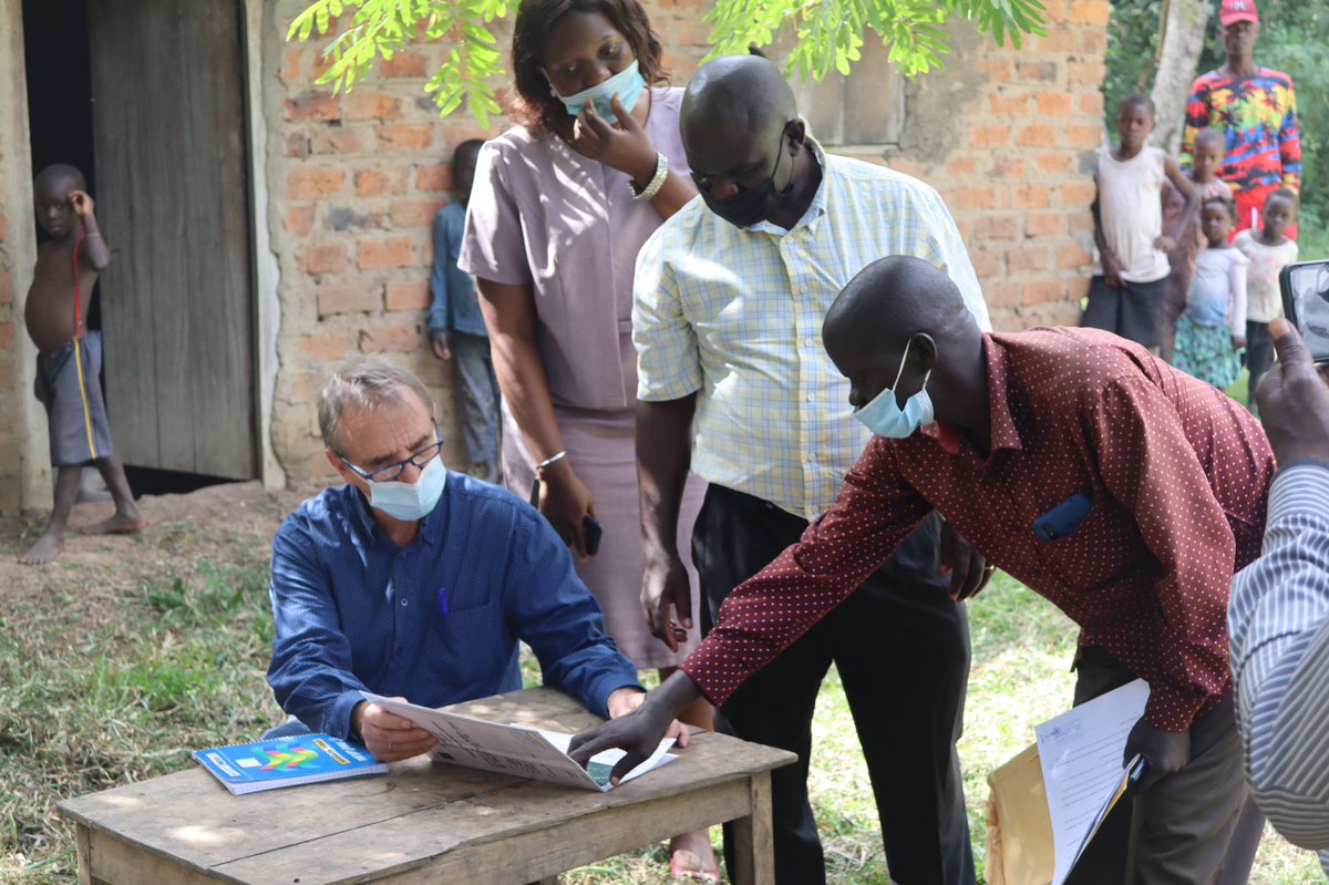UCOBAC_'s tweet photo. Officials from the Embassy, this week, visited the project site and had interactions with district officials and beneficiaries of community based #CustomaryLand registration and #wetland use management plans developed in partnership with the district local govt @Stand4HerLand https://t.co/voLxutJdTm