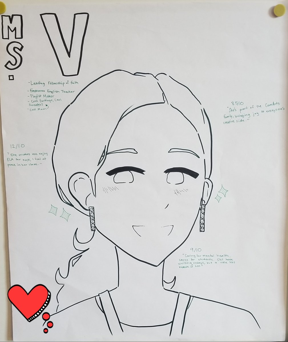 KV_EDUHeart's tweet photo. I LOVE my students!! I asked a few artists to create posters for open house tonight and as always they go above and beyond! (Zoom in for teacher reviewsπ€£) Interested in an awesome magnet program?! Come check out @NISDComArts tonight @ 6:30 pm!! @NISD https://t.co/JH0mU50meW