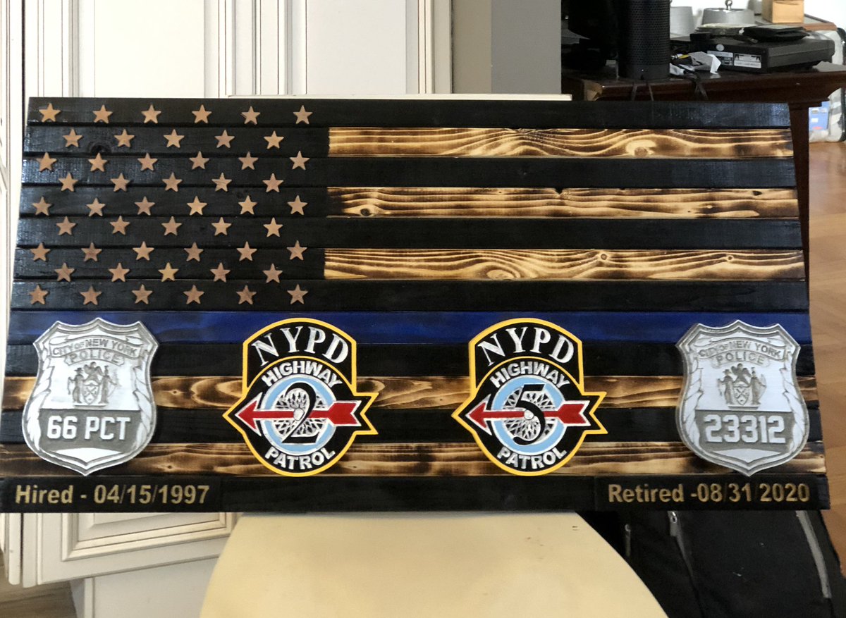 dvkwoodwork03's tweet photo. Police Flags!!!! https://t.co/Mbf7DxwCpy