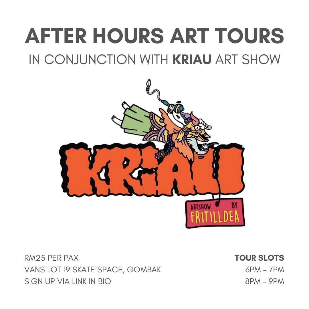 It's been a pretty quiet year for us, but we are super excited to announce that The Art Seni Tours are back! Here are the upcoming tours we will be running in the next few weeks!

Everyone is invited!

Limited slots available per tour. Book your slot at linktr.ee/theartseni!