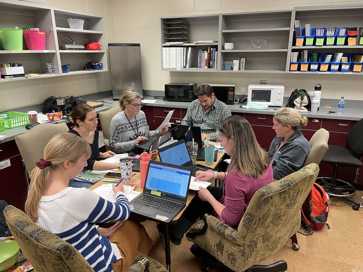 SFE teachers are using district-funded professional learning time to analyze data from recent interim assessments and plan for upcoming instruction. #studentsuccess #datadrivendecisions #teamfox