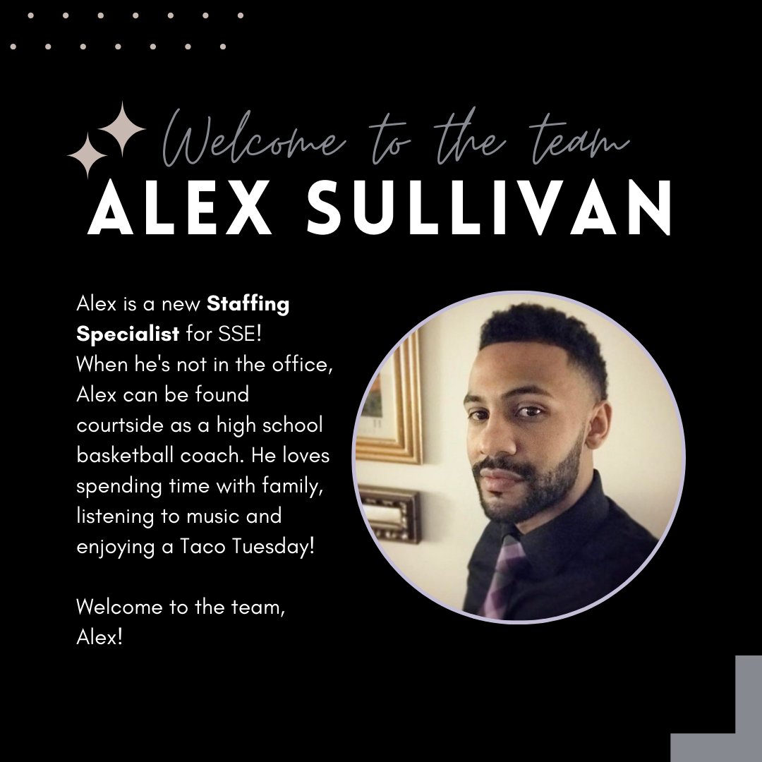 StaffSolEnt's tweet image. A big welcome to the team, Alex 🎉 We are so excited to have you!