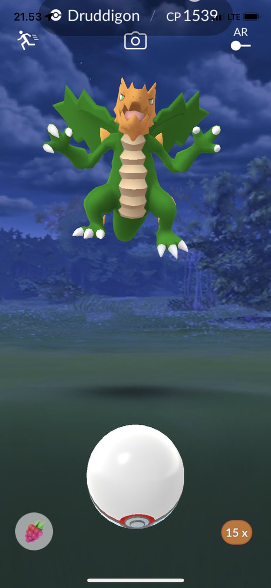 diefenbakerrr's tweet image. Finally. #Druddigon✨ #PokemonGO