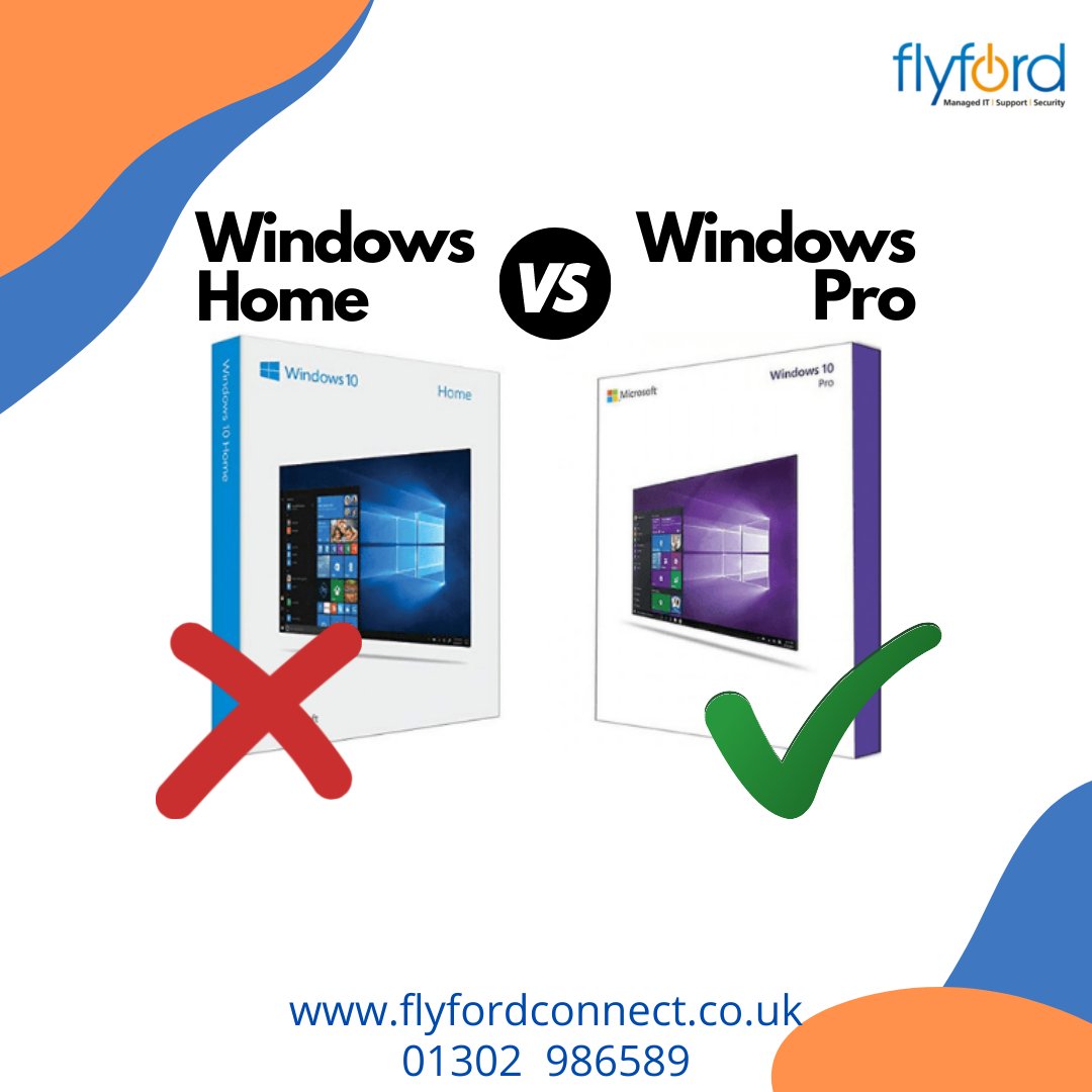 FlyfordConnect's tweet image. When you buy a company laptop, keep these things in mind... 🤔

Windows Pro is essential for any company computer, and here&apos;s why! 

Take a look 👀👇

#ITsupport #WindowsPro #ITservices #localbusiness #doncaster #technology