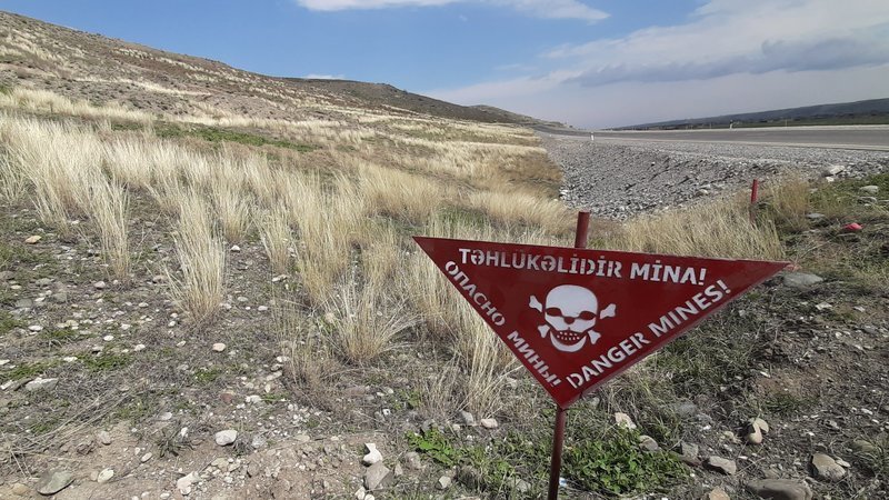 icunion_az's tweet photo. "Preliminary acquaintance gives the impression that #landmine maps provided by #Armenia to #Azerbaijan are unreliable, useless and inaccurate" - Vugar Suleymanov, chairman of @ANAMA_gov_az. https://t.co/dx2f0fEmET