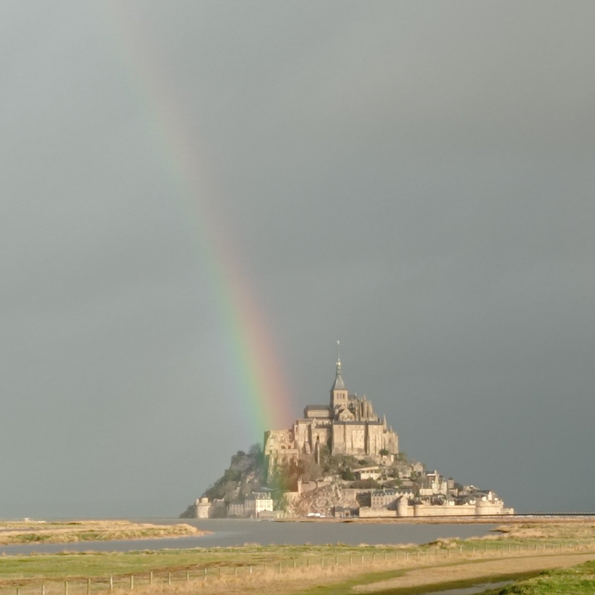 Ce matin au Mont-Saint-Michel 👀