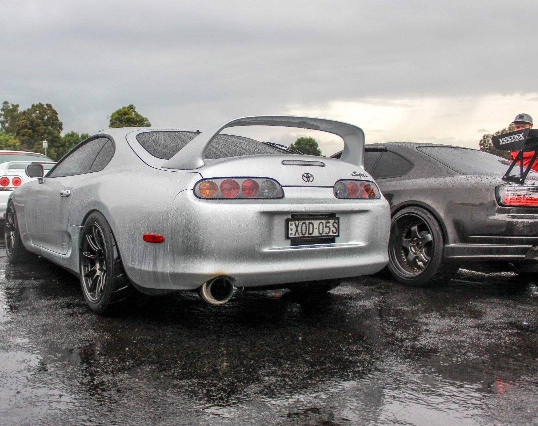 GorillaIndustr1's tweet photo. Too bad about the Rain ๐ญโ. 1000+ HP = ๐ฑ
#supra #gtr #bnr32 #barra #ford #falcon #nissan #vlturbo #rb26 #rb30 #2jz https://t.co/tn8kXgakoK