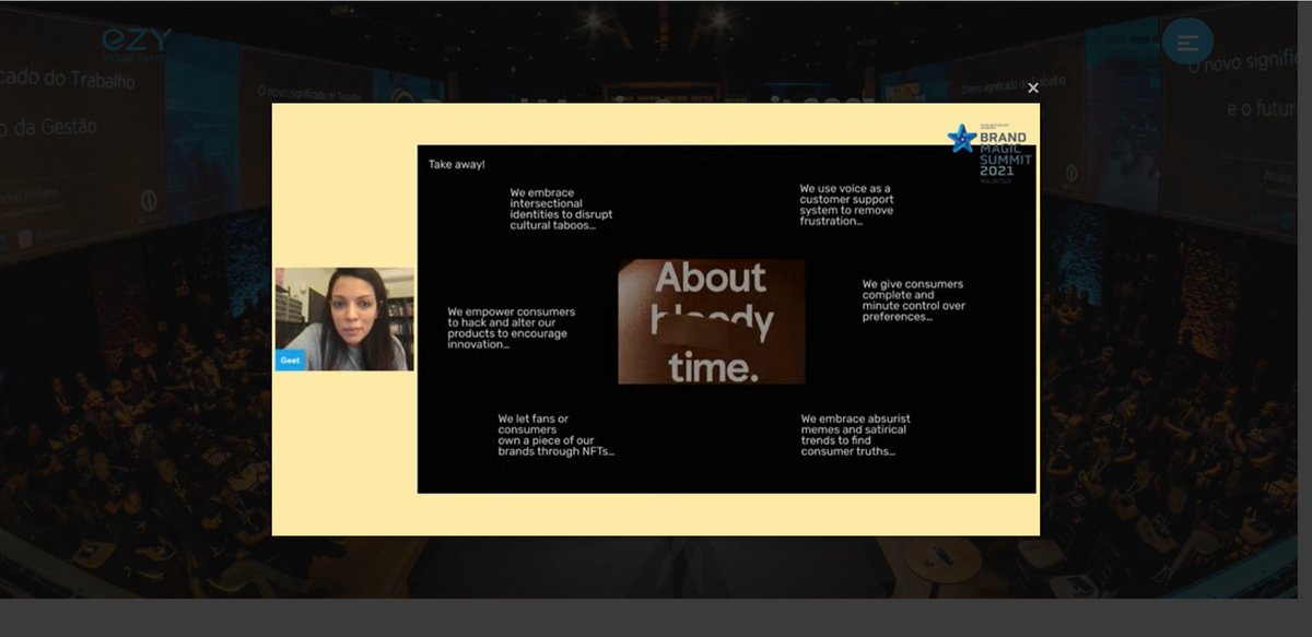 BrandMagicMU's tweet photo. Thank you Geet Rathi for these take aways concerning consumer experiences!
#brandmagicsummit2021 https://t.co/uKeiDPcXRO