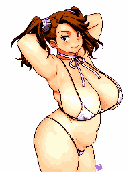 ドット絵こんばーた https://t.co/zIVlPUSE1z #ドット絵こんばーた
やってみた

やっぱセル塗り風な色数少ないやつのほうが綺麗に出来るなあ 