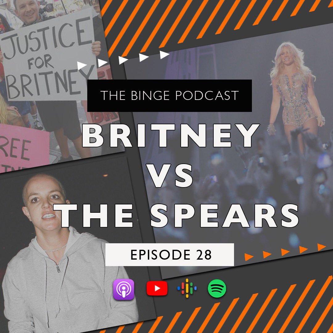 thebingepoduk's tweet photo. Last episode of the season has just come out! Listen to episode 28 where we are talking about Britney vs Spears ☺️

Alot of interesting conversations came out on this episode so listen now and let us know what your thoughts are on this documentary 👀

#Britneyvspears #netflix https://t.co/8VLMqhk1CE