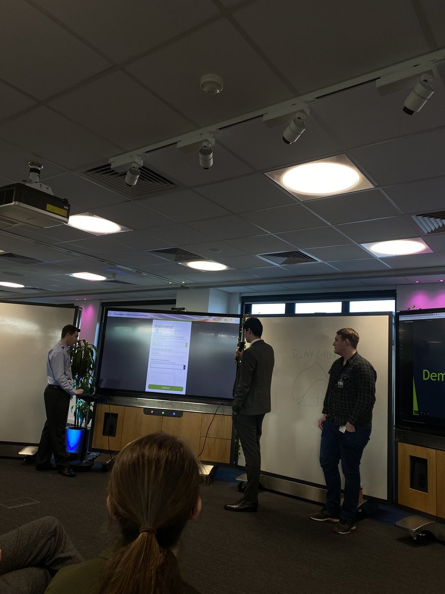 CapTeam200's tweet photo. Having 5 team members missing, Team Viridis gave a great presentation and app demo on a practical solution on sustainability 💻🌍
#TechCh2021 https://t.co/o5RMLD0tl9
