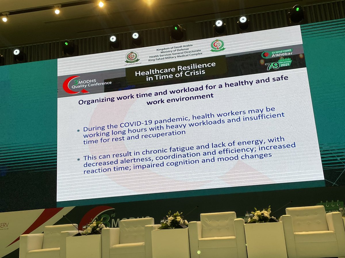 noura4's tweet photo. Workforce Safety caring for caregivers during Covid-19 Pandemic by Dr Abdullah Khan #3rd_MODHS_Quality_Conference https://t.co/KqFWCMsHZQ
